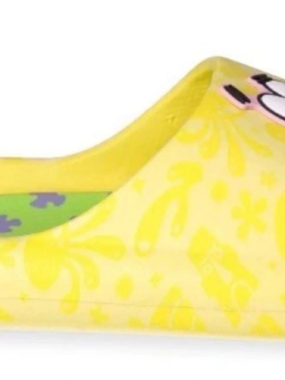 SpongeBob and Patrick Men's Yellow Comfort Slides Sandals Ground Size 11